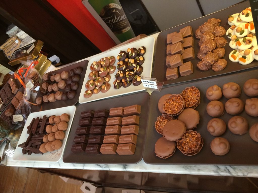 Bandejas de bombones